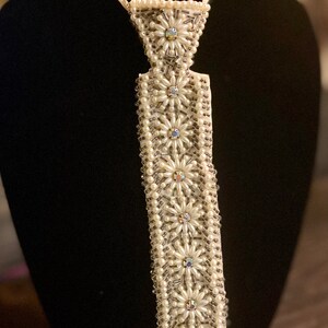 Handmade Beaded Tie