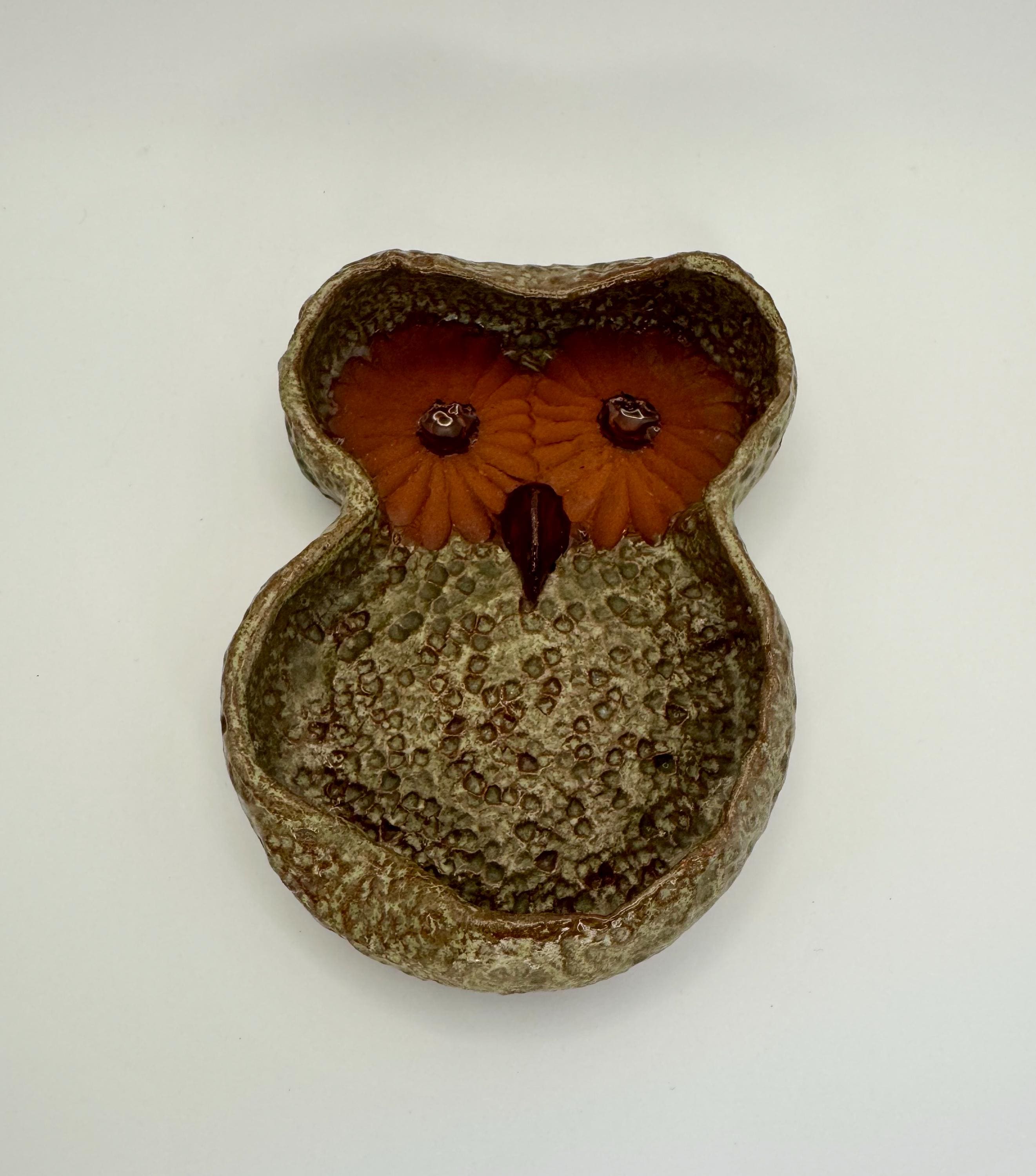 フクロウ彫刻 陶器 ヴィンテージ 陶器 フクロウ像 - Etsy 日本