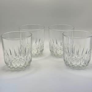 Set of 4 Vintage Luminarc Drink Glasses