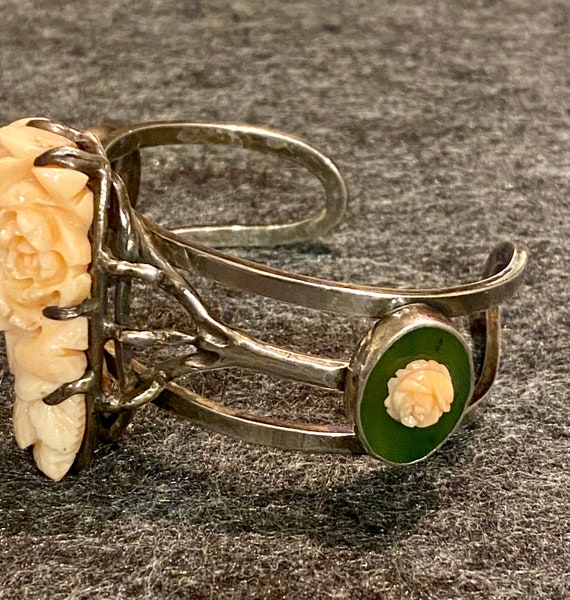 Vintage custom made cuff bracelet - image 3