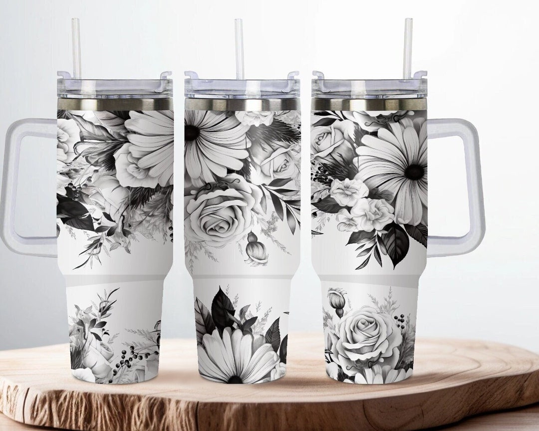 Floral Blooms 40oz. Tumbler main image 1