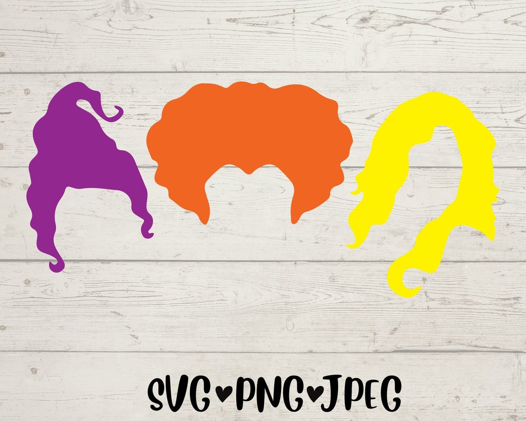 Witch Svg Sanderson Sisters Svg Halloween Svg Hocus Pocus Inspired Svg ...