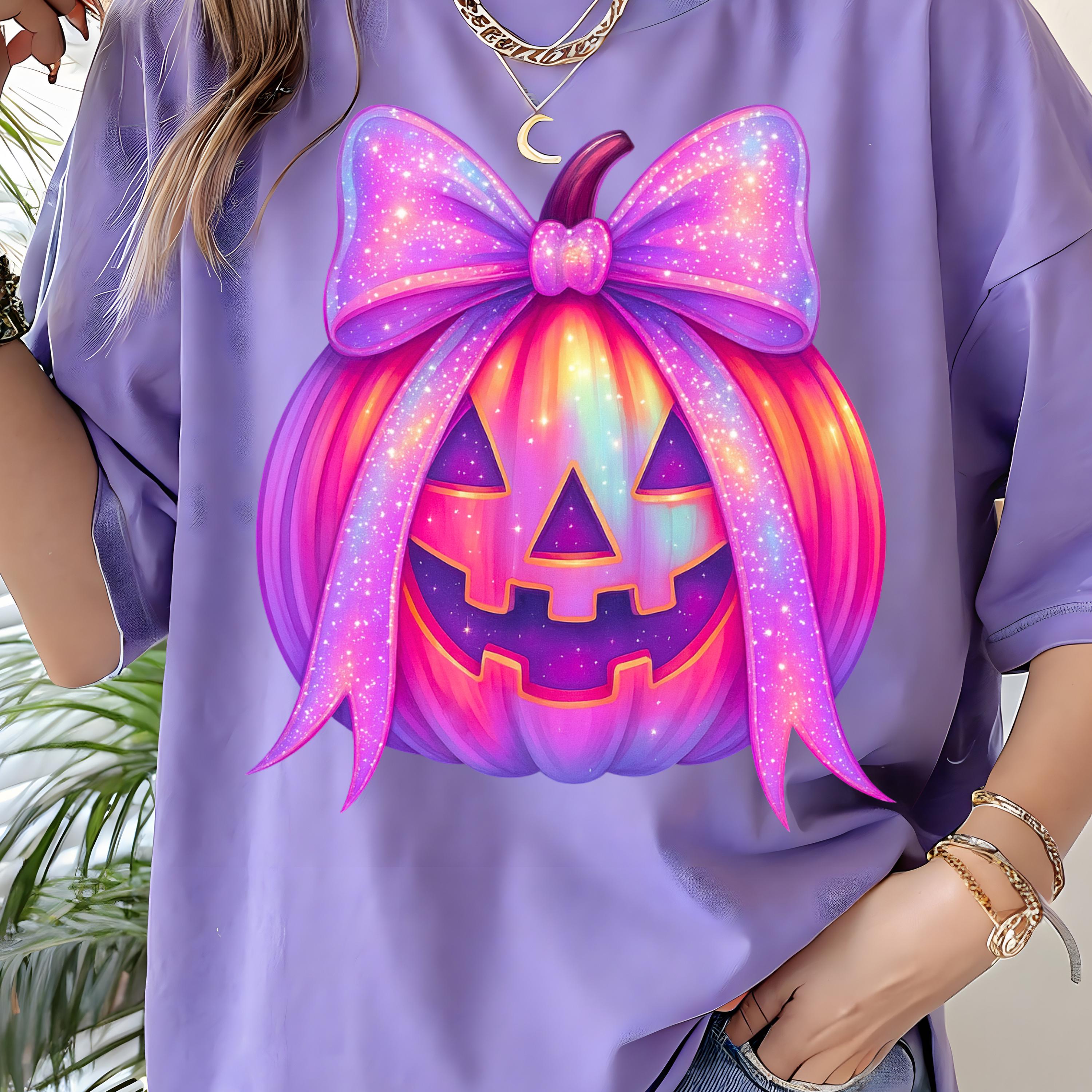 Sparkly Coquette Pumpkin PNG, Halloween Pumpkin PNG