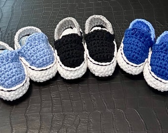 Vans Crocheted Baby Shoes