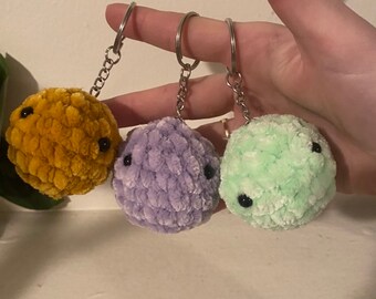 Crochet Mini Ball Keychain | Crochet Keychains | Keychains | Soft Keychains | Handmade Keychain