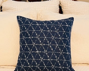Decorative cotton canvas pillow cover