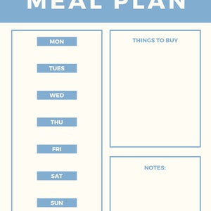 Breakfast Meal Plan 2