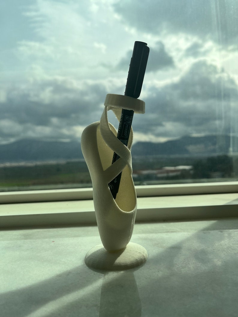 Ballet Shoe Pen Holder Ballet Pointe Shoe Vase 3D Printed Etsy