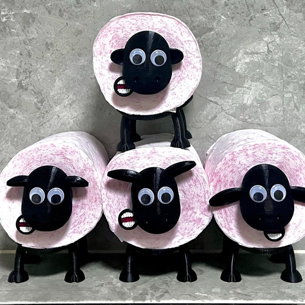 Sheep Toilet Paper Roll Holder, Toilet Paper Holder, Toilet Roll Holder, Toilet Paper Storage,  Bathroom Decor, Tissue Holder, Home Decor