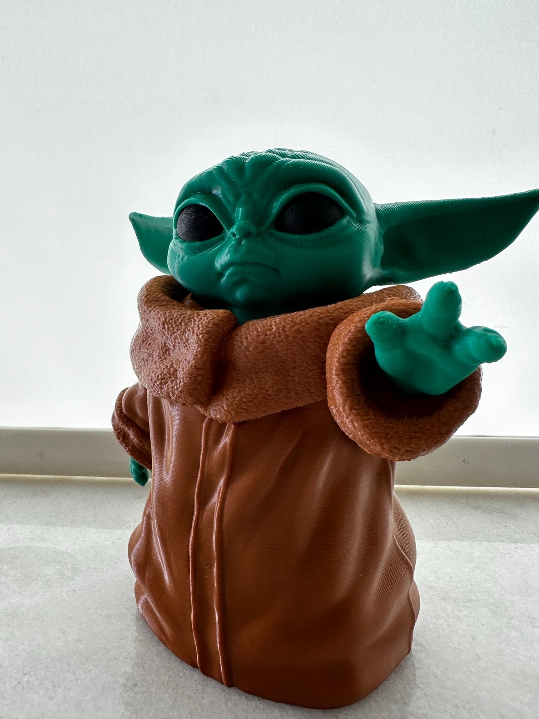 Baby Yoda Statue, Gift for Star Wars Lovers, Star Wars Fan Art Baby