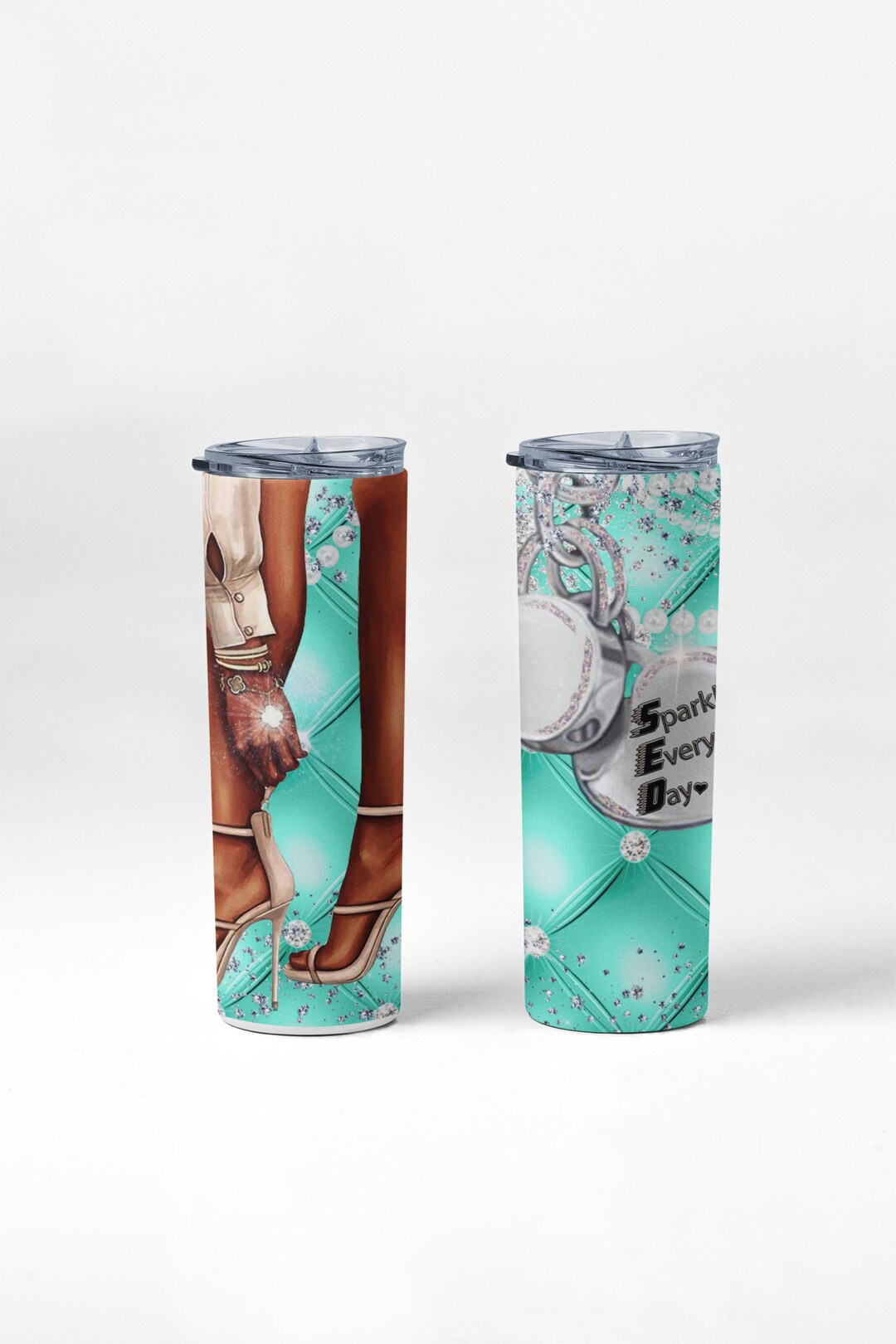 Black Girl Magic Stainless Steel 20 Oz Skinny Tumbler Gift Etsy