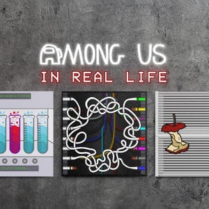 Descarga instantánea del juego de fiesta Among Us de la vida real, actividad divertida para niños, fiesta de cumpleaños familiar