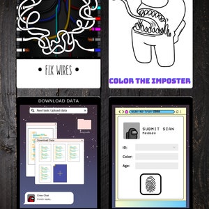 Among Us Real Life Party Game: Printable Family Activity (digital ...