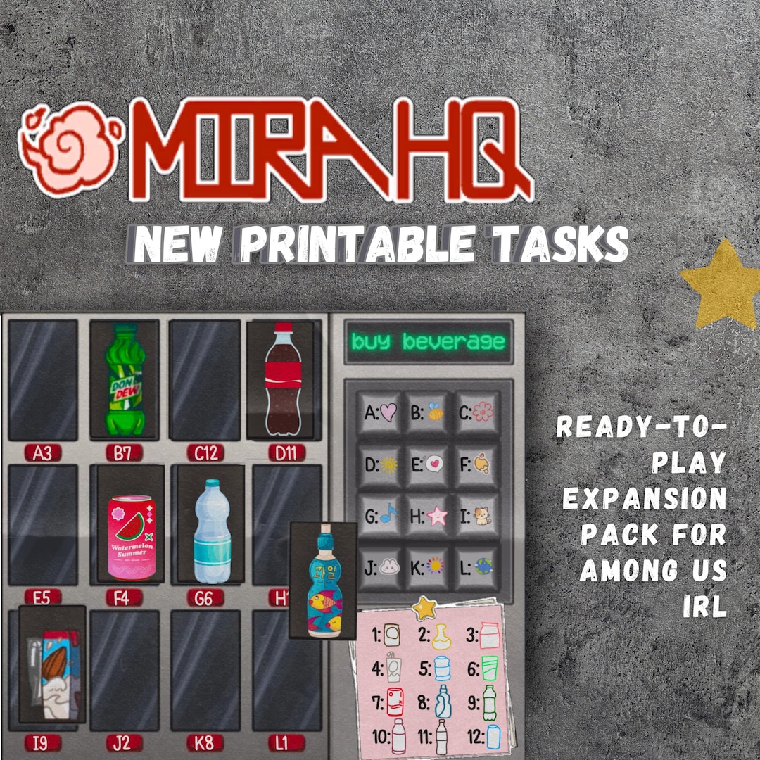 Among Us Mira HQ Expansion Pack: Printable Party Game (instant Download ...