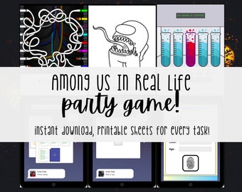 Among Us FREE Printable Game in Real Life! Play this super fun