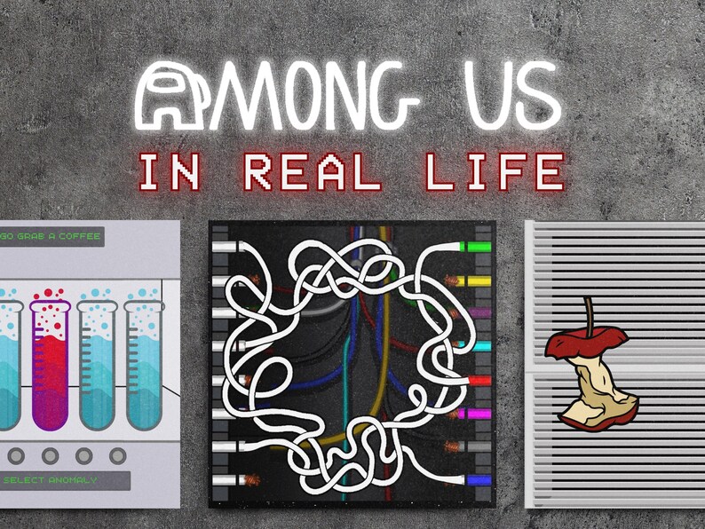 Instant Download Among Us Real Life Party Game Fun Activity for Kids ...