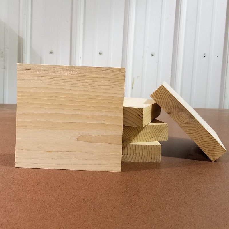 unfinished wood block