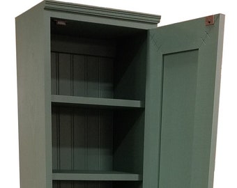 Solid Pine Closet, Storage Unit, Shoe Storage, Studio Apartment Storage, Kitchen Organization, Pantry, Skinny Kitchen Pantry,