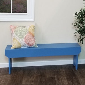4&#39; Primitive Bench, Solid Knotty Pine Bench, Country Bench, Farmhouse Bench, Entryway Bench