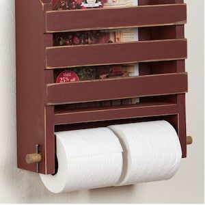 Ktaxon Bathroom Table Top Toilet Paper Tissue Holder Organizer Magazine  Storage Racks
