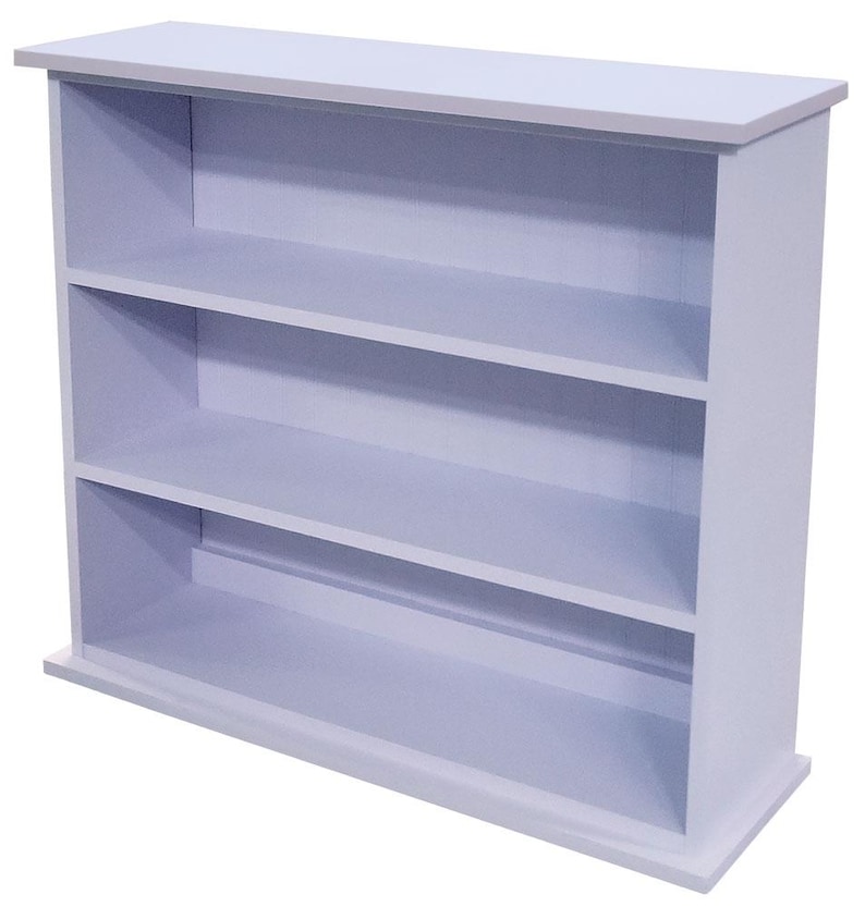 Children's Three Shelf Bookcase, Solid Wood Bookcase, Hall Bookcase, Kid's Bookcase Solid Lavender