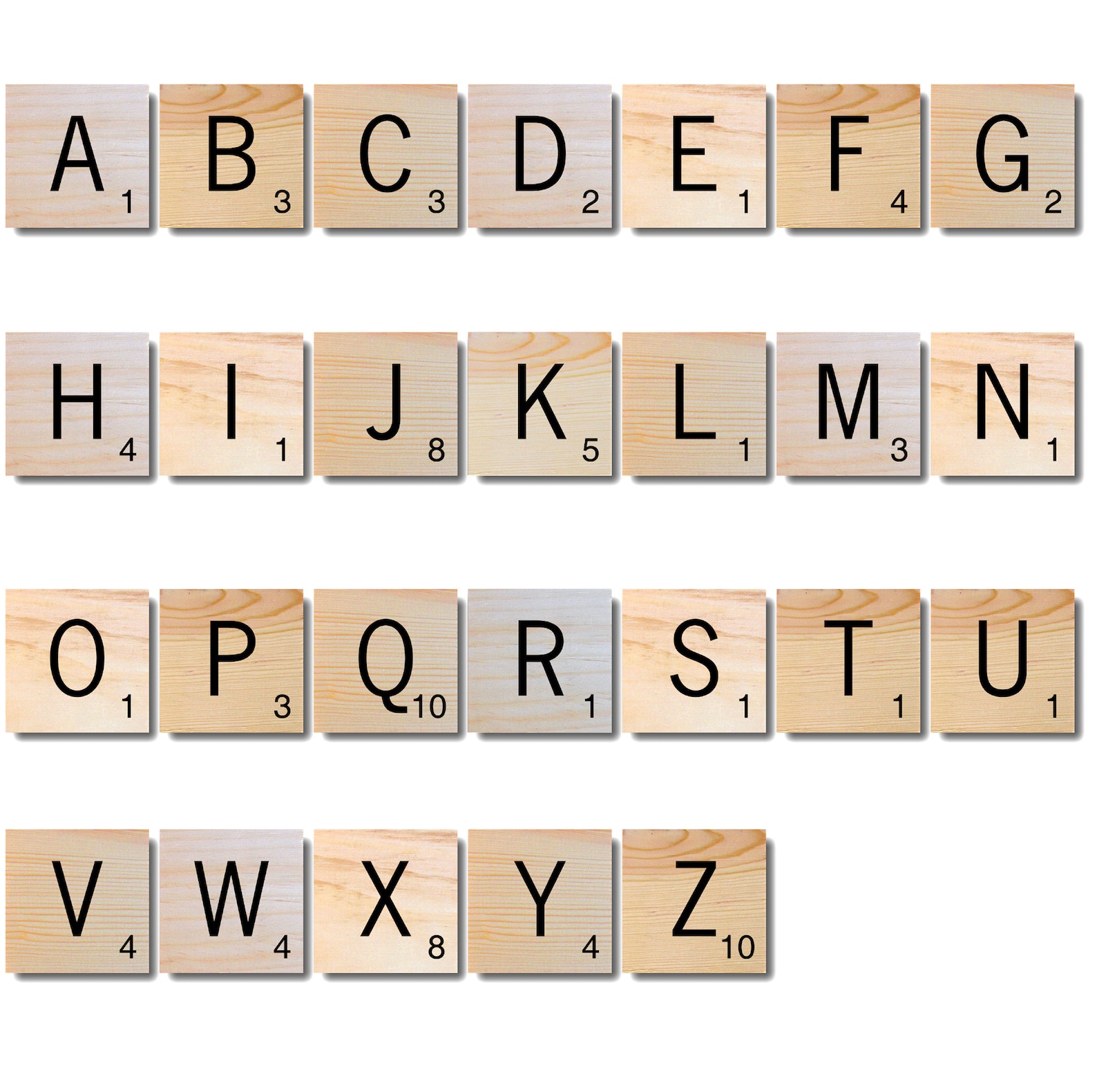 3 Scrabble Wall Tiles Scrabble Wall Letters Scrabble Etsy