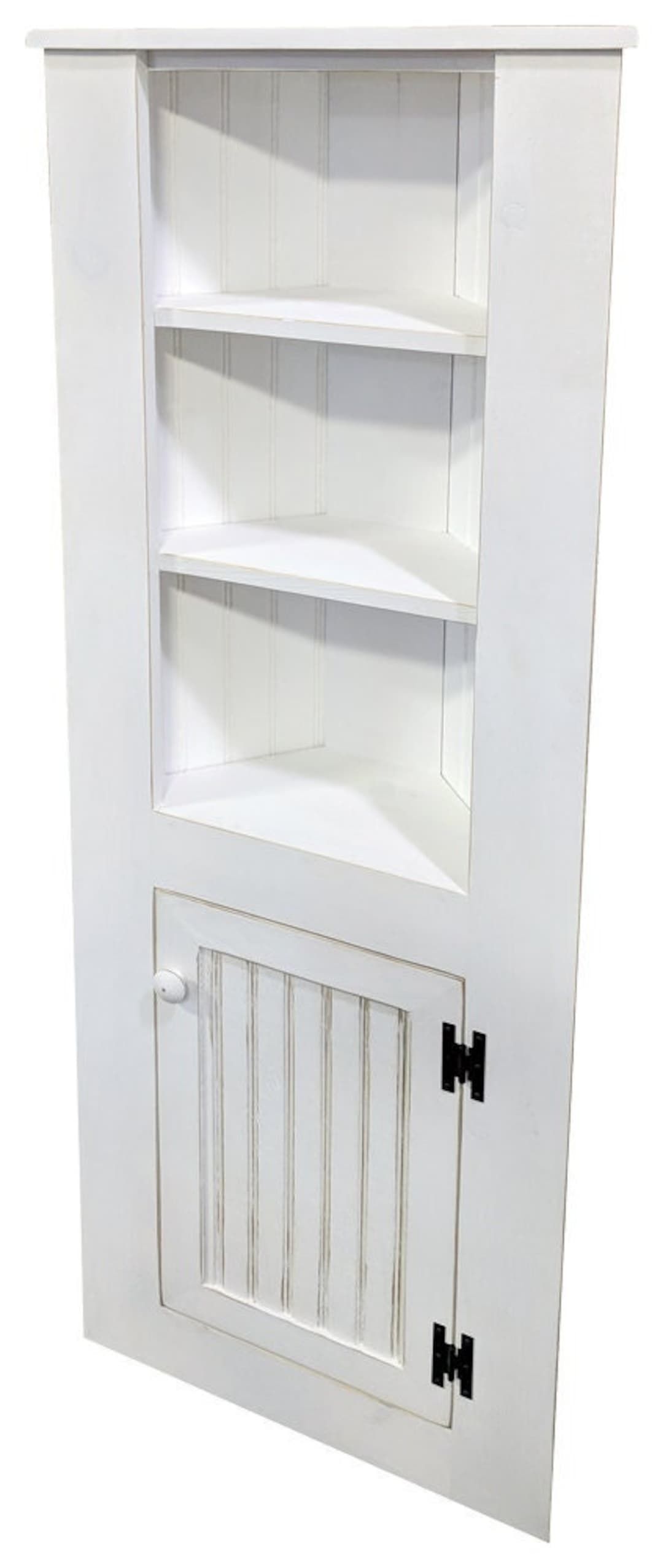 Small Corner Hutch Solid Wood Corner Cabinet Primitive Corner Hutch Kitchen Corner Cabinet Country Corner Cabinet Decorative Shelving Etsy