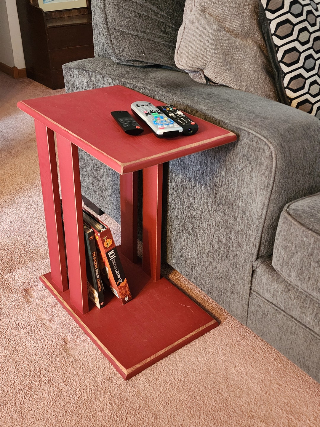 Side Tray Table, Sofa Side Table, Side Table, Wood Side Table Etsy