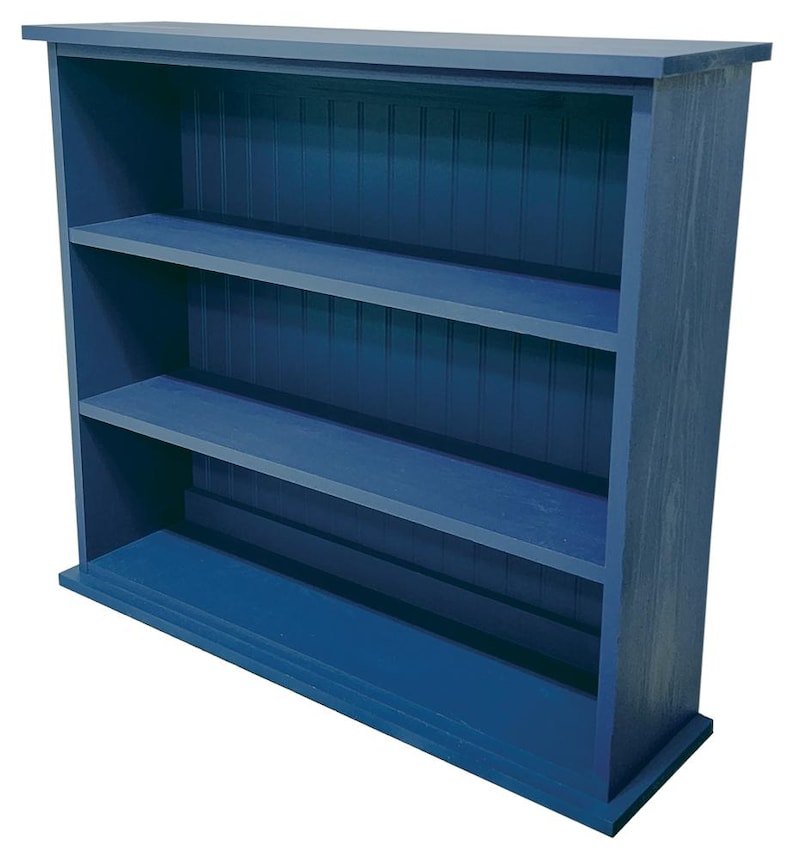 Children's Three Shelf Bookcase, Solid Wood Bookcase, Hall Bookcase, Kid's Bookcase Solid Royal
