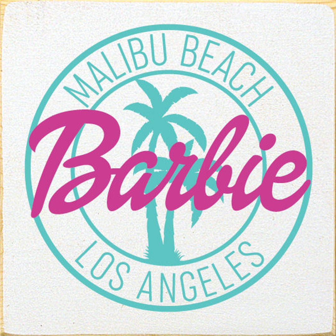 Solid Knotty Pine Barbie Signs I'm A Barbie Girl Sign, Barbie, Malibu ...
