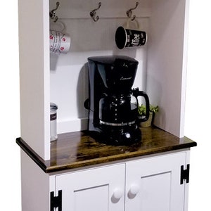 Coffee Bar, Coffee Bar Cabinet, Coffee Armoire, Coffee Cupboard, Beverage Station, Coffee Station, Kitchen Hutch, Pantry Cupboard