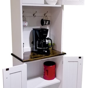 Coffee Bar, Coffee Bar Cabinet, Coffee Armoire, Coffee Cupboard, Beverage Station, Coffee Station, Kitchen Hutch, Pantry Cupboard