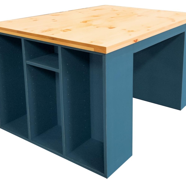 Craft Table, Rustic Craft Table, Sewing Station, Hobby Station