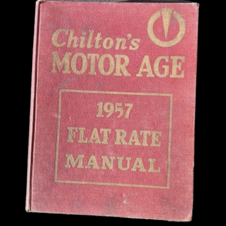 1950s Old Classic Cars Vehicle Book Chiltons Motor Age Flat Etsy