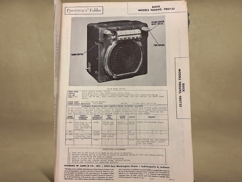 Antique 40s Book Vintage Electrical Tube Radio Repair Guide Etsy