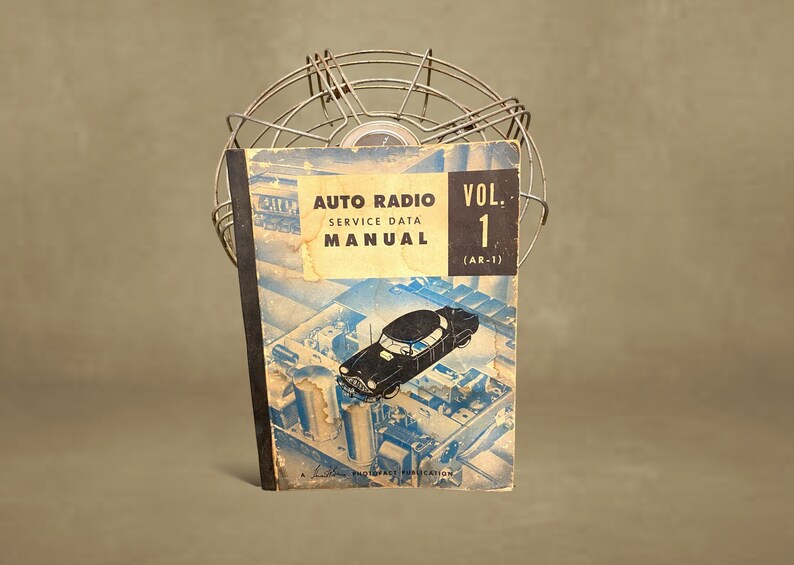 Antique 40s Book Vintage Electrical Tube Radio Repair Guide Etsy