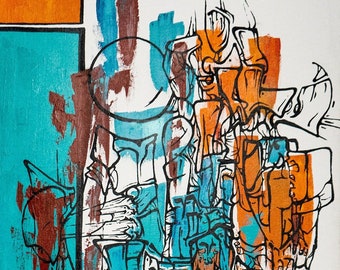 Wüstenträume Gemälde