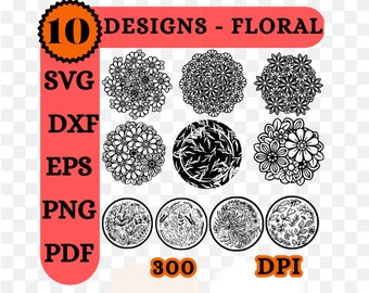 Pacote de Clipart de Coroas de Flores | Guirlanda de Flores, Rosa (Download Digital)