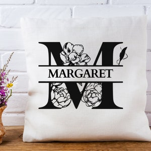 Letter Wedding Monogram, Digital Downloadable Color, Wedding Napkin, Housewarming Gift Font Monogram Bundle, Split Letters, Alphabet, Gift