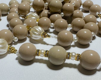 Wall Rosary- Tan