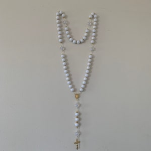 Wall Rosary Pink/ Cream image 10