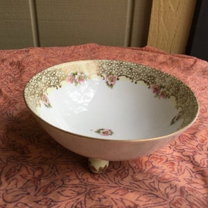 R.S. Germany Vintage Footed Trinket Bowl
