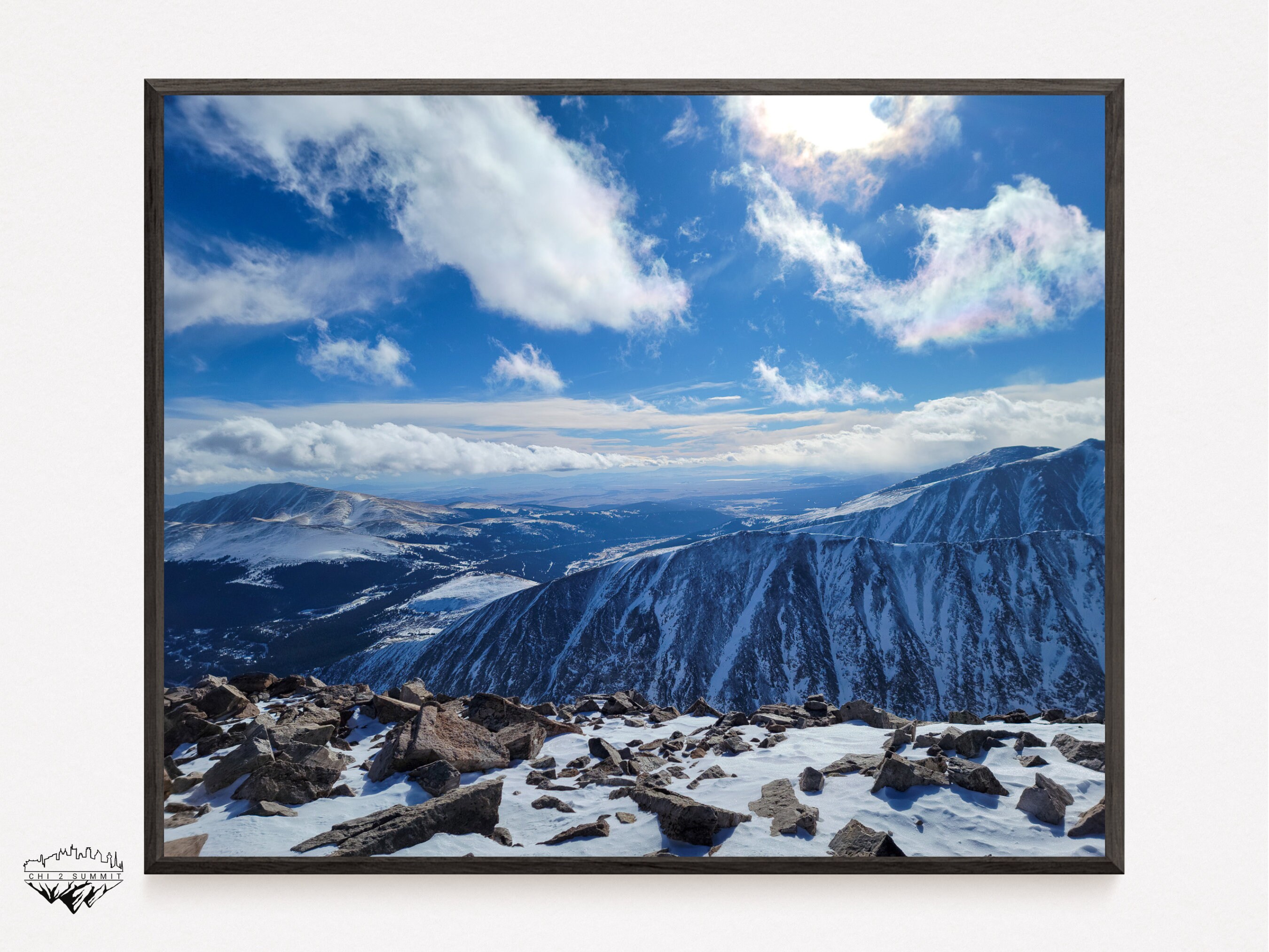 Quandary Peak Colorado 14er Winter Hike Photo - Ice Climbing Art ...