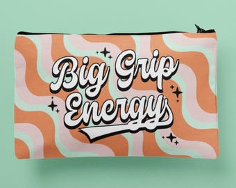 Big Grip Energy Pole Dance Grip Bag for Pole Dancer Cute Gift for Aerialist PoleDance Aerial Arts Gifts Dancing Wear Bag for Dancers Pouch