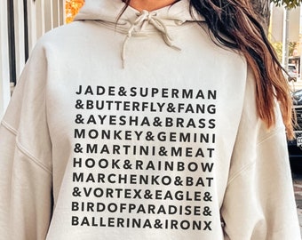 Pole Dance Fitness Hoodie Iconic Pole Dance Moves Sweatshirt for Dancer Poledance Hoodies for Dancers Pole Fitness Moves Dance Warm Up