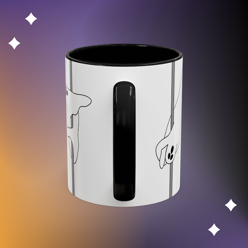 Pole Dancing Ghosts Mug Dole Dance Ghost Coffee Cup Funny Halloween Mug for Pole Dancer Gift Ideas for Dancers Spooky Season Ceramic Mug image 4