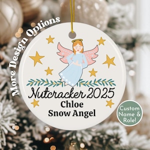 Nutcracker 2025 Custom Ornament Gift for Ballerina Personalized Name Christmas Ornament Gift Idea for Daughter Nutcracker Ballet Keepsake