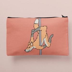 Fox Pole Dance Grip Bag Gift for Pole Dancer Foxy Pole Dance Wear Dancing Fox Funny Gift for Pole Dance Fitness Lover