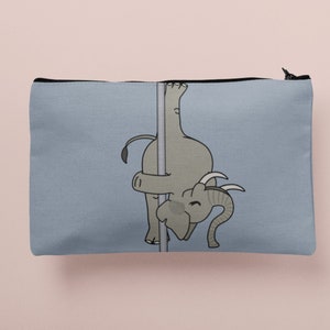 Elephant Pole Dance Grip Bag Gift for Pole Dancer Elephant Pole Dance Wear Dancing Elephants Funny Gift for Pole Dance Fitness Lover
