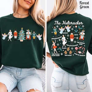 Nutcracker Sweatshirt Christmas Gift Ballet Crewneck for Nutcracker Mom Ballet Teacher Ballet Core Dancer Pullover Ballerina Holiday Present